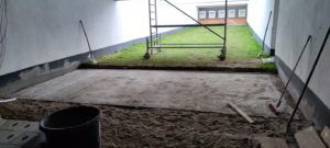 Fundament für den neuen Sportpistolenstand