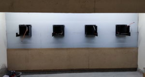 Geschossfänge montiert