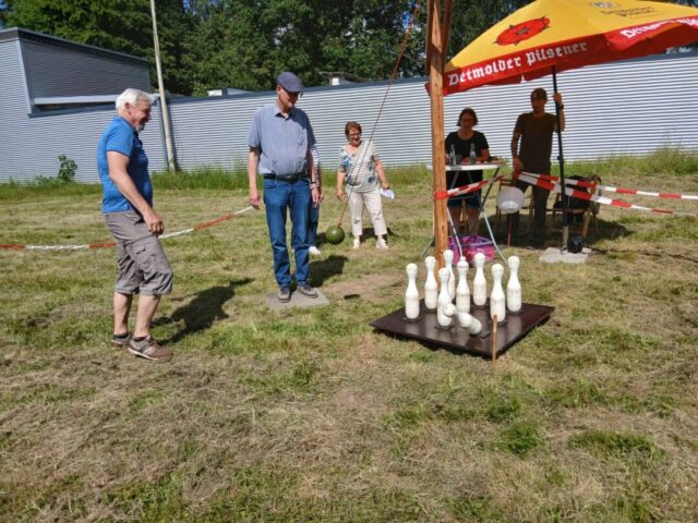 Galgenkegeln mit Familie Bittner