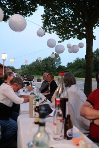 Abendstimmung unter den Bäumen