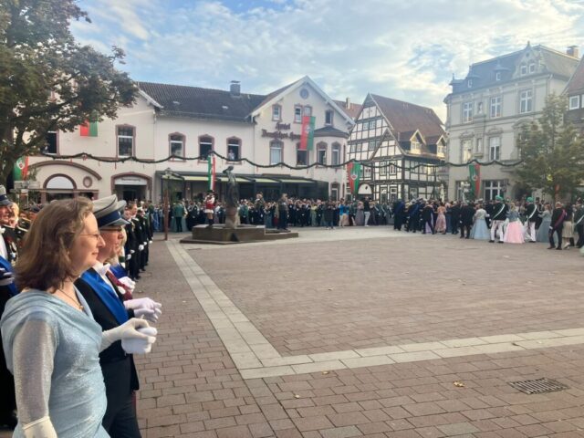 Königspolonaise auf dem Marktplatz